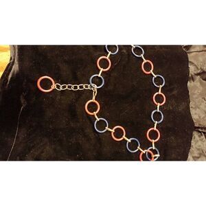 26 to 27 inch  green and orange vintage bake light plastic belt